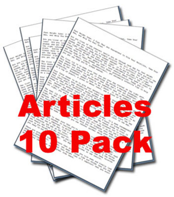 Product picture Accounting Articles